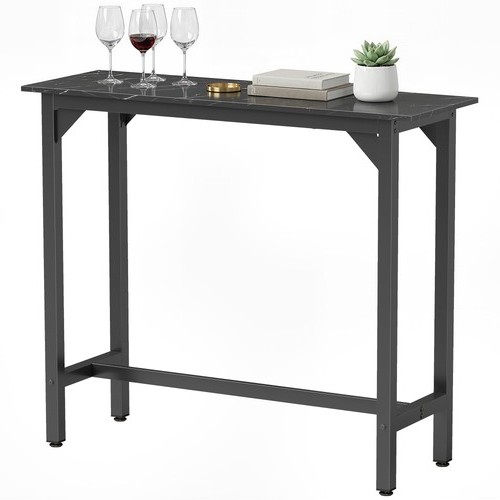 Homcom bar table breakfast - table,