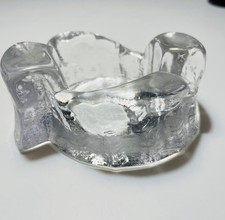 Vintage Scandinavian Ice Glass