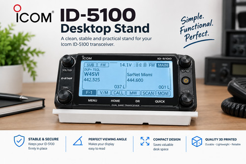 Icom 5100 desktop stand - icom, id-5100