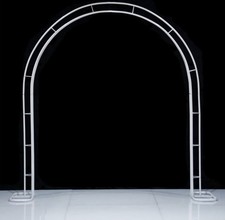 Metal Wedding Arch Frame Moongate Garden Party Standing Backdrop Flower Display
