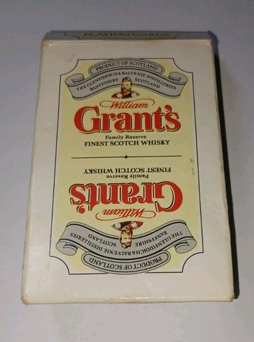 Grants whisky playing cards - grants,