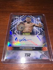 Topps Chrome Boxing Brian Norman Jr Auto /150 Card
