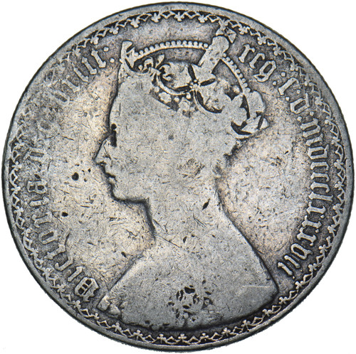 1887 gothic florin victoria - gothic,