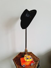 Rydale AOHEMU Leather Hat Cowboy Western Outback Dark Brown Made In Australia M