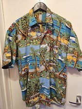  Mens Shirt Hawaiian Loud Summer Shirt 2XL 