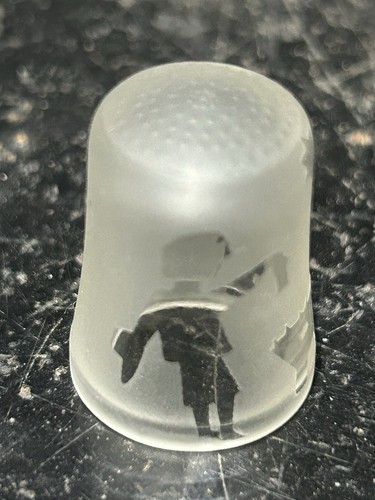 Vintage rare frosted etched - rare,