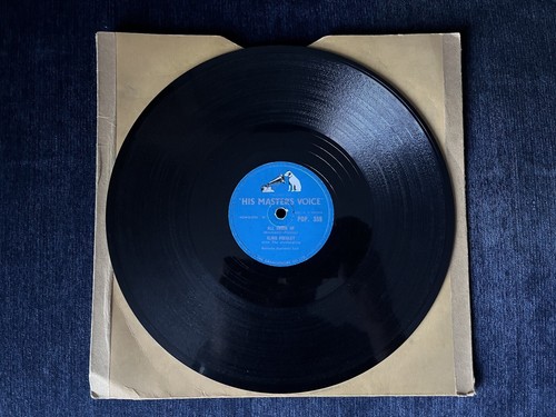 Elvis presley hmv rpm all - presley, 78