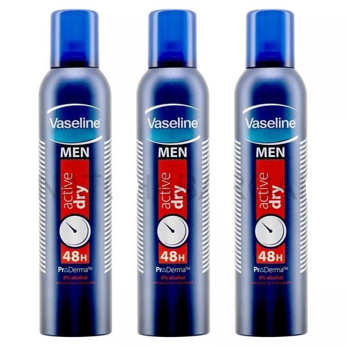 250ml vaseline men active dry - 250ml,