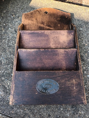 Antique letter magazine rack - antique,