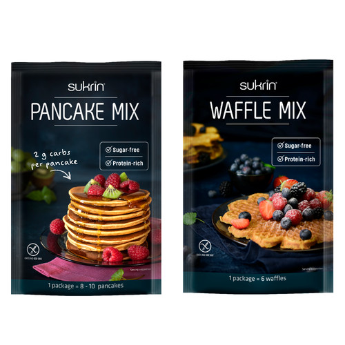 Sukrin pancake waffle mix - sukrin, high