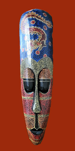 Large wooden balinese wall - large,