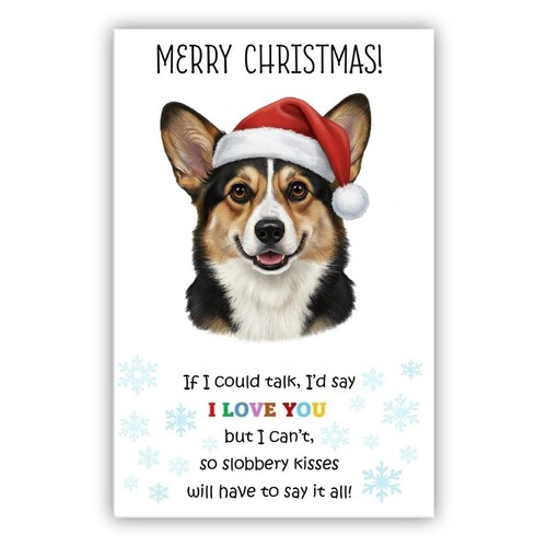 Cardigan welsh corgi christmas - cardigan,