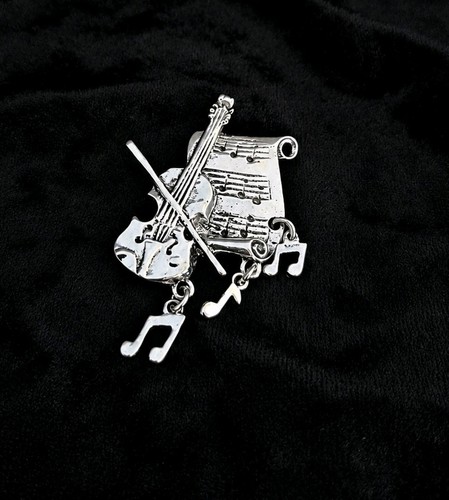 Violin sheet music notes charm - sheet,