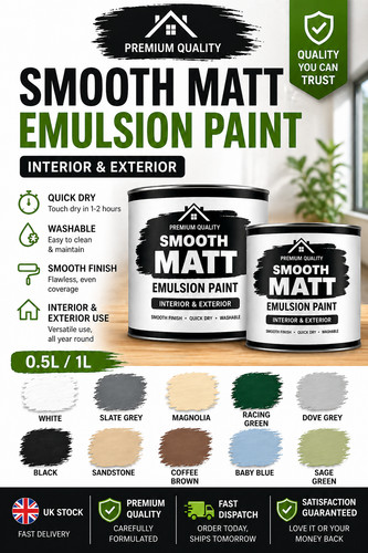 Smooth matt emulsion - emulsion, paint