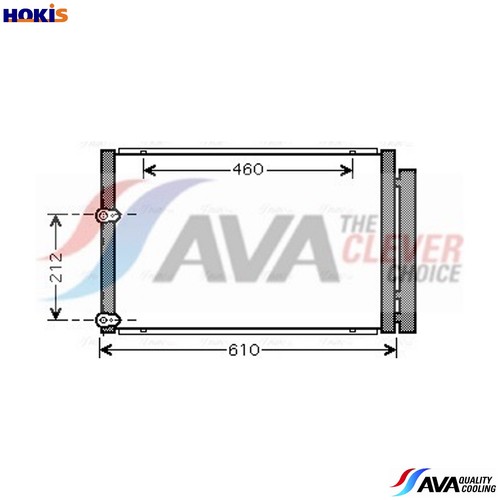Condenser air conditioning - condenser,
