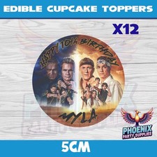 x12 EDIBLE COBRA KAI CUPCAKE
