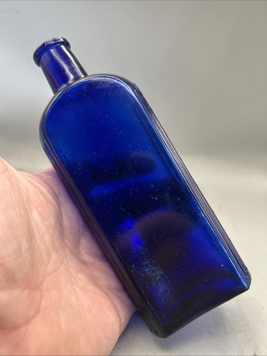 Victorian oblong shaped - shaped, blue