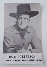 Dale Robertson Actor Vintage Publicity Photograph,  5 x 8"