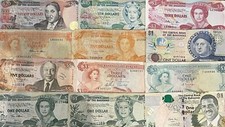 Bahamian dollar banknotes - bahamian,