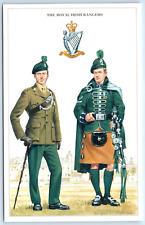 Postcard Royal Irish Rangers British Army Series Uniforms