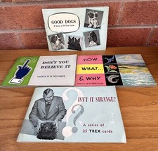 Trex Collectors Cards 4 Complete Albums Original How What Why Isn’t It Strange