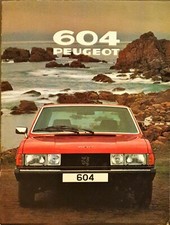Peugeot 604 Brochure 1979