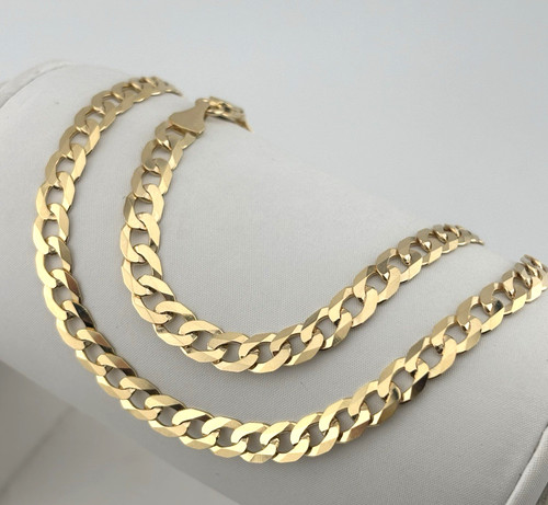 9ct yellow gold solid 5mm - 9ct, 5.5mm