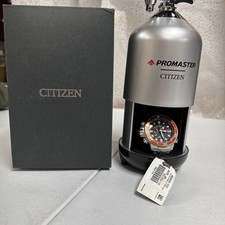 Citizen Pro Master Watch w/ Oxygen Tank Watchbox Case & Tags BN2039-59E