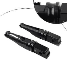 Black Footrest Rear Foot Pegs