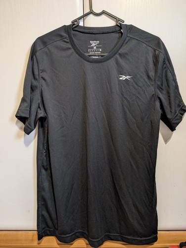 Black reebok workout top - top, with