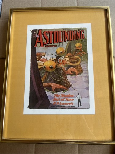 Framed lovecraft pulp - h.,