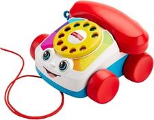 Fisher-Price Toddler Pull Toy Chatter Telephone Pretend Phone with 12 Months+ 