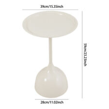 Vintage 39cm Metal Round Side