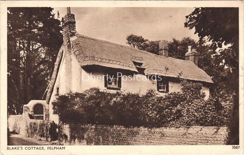 Blake cottage felpham sussex - cottage,