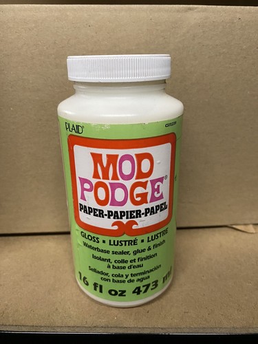 Plaid mod podge - mod,