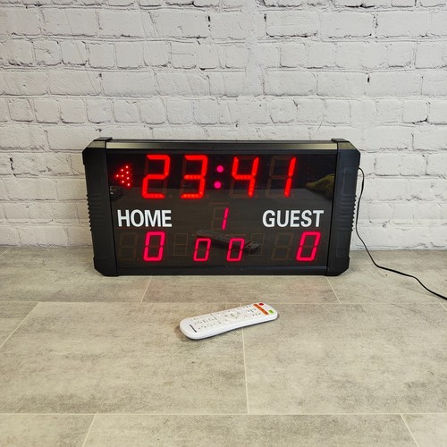 Large digital scoreboard with - digital,