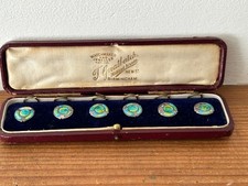 Boxed Set 6 Antique Silver &