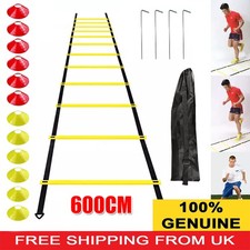 6M Speed Agility Training Ladder Fitness Training Sports Equipment Cones Markers