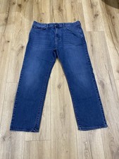 M&S Men's Blue Straight Leg