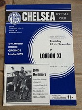 CHELSEA v London X1 (John Mortimore Testimonial) 1966/1967 L9