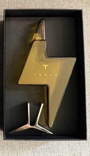 Tesla decanter glass and - decanter, stand