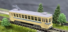 Motorised Tomytec 1150 N Gauge Tram in Cream Livery