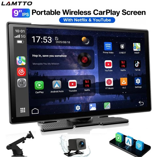 Wireless carplay screen - 9''carplay,