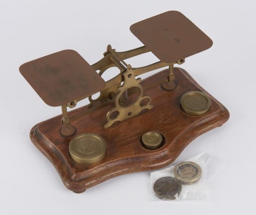 Antique weighing scale and - weighing,
