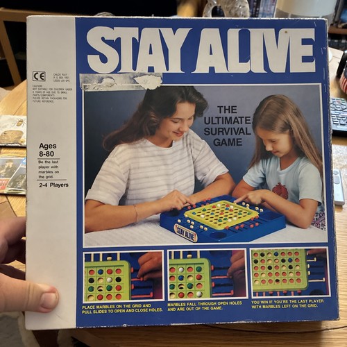 Stay alive game vintage marble - game,