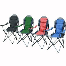 Padded folding camping - padded, deluxe