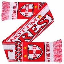 New Nottm Forest Football Fans Match Day Scarf, Nottingham Forest Football Scarf