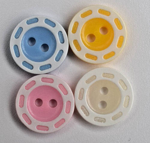 Stitch edge baby - , button