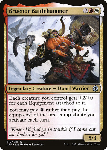 Mtg bruenor battlehammer - bruenor, ~