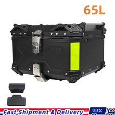 Black 65L Motorcycle Top Box
